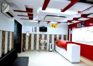 Hotel reception at Ramkripa Inn in Chitrakoot